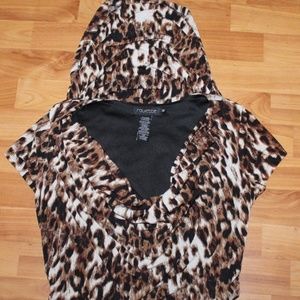 Leopard print bodycon dress sz M